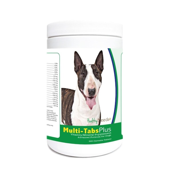 Healthy Breeds Miniature Bull Terrier Multi-Tabs Plus Chewable Tablets, 365PK 840235176473 - main